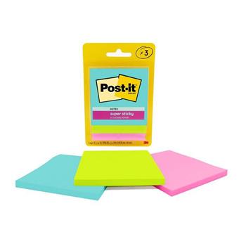 三色3"X3"狠黏便條紙3321-3SSMIA