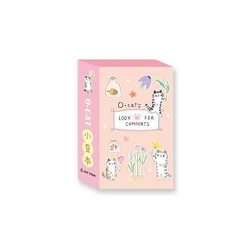 O Cat貓咪 6摺 MEMO 花草之間