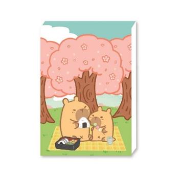 胖咖便條本(賞花)