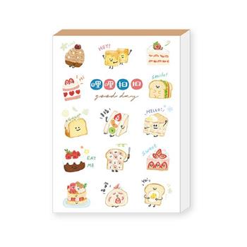 哩哩扣扣64K便條本-甜點工坊