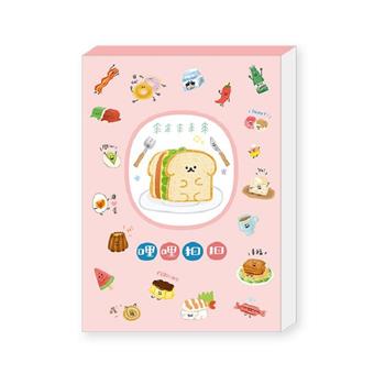 哩哩扣扣64K便條本-吐司狗