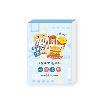 哩哩扣扣128K便條本-快樂美食