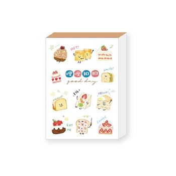 哩哩扣扣128K便條本-甜點工坊