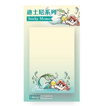 迪士尼便利貼-小長方_美人魚