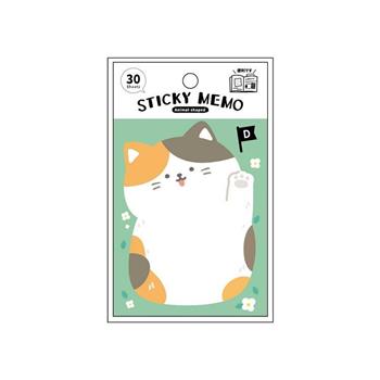簡單生活_動物造型便利貼(貓咪)