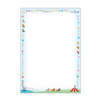 (特價)簡單生活50入彩色影印紙(奇幻馬戲團)