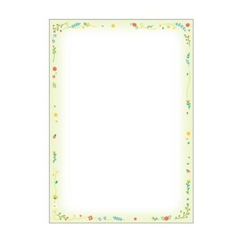 (特價)簡單生活50入彩色影印紙(春日花草)