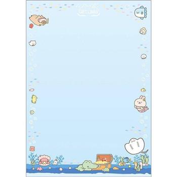 水豚A4彩色影印紙-海洋