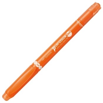 【TOMBOW】雙頭彩色筆DOT-橘#27【金石堂、博客來熱銷】