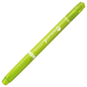 【TOMBOW】雙頭彩色筆DOT-黃綠#08【金石堂、博客來熱銷】