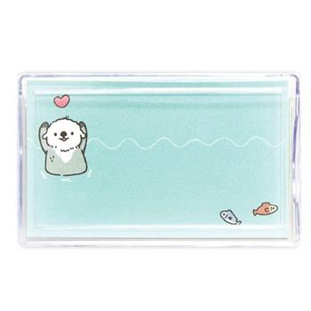 海獺 貓頭鷹72入名片卡 愛心海獺