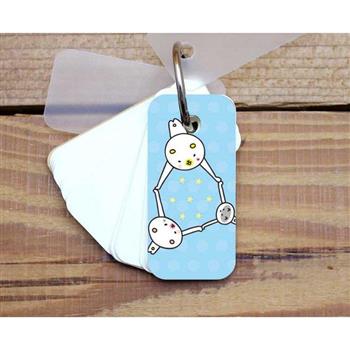 白熊單字卡(淺藍)