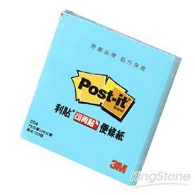 3M 利貼便條紙-粉藍(654-2A)【金石堂、博客來熱銷】