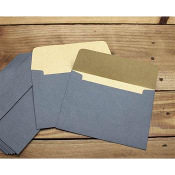 素色信封(牛皮紙深藍)