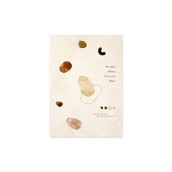 色塊、羽毛 48入信紙 粉色塊