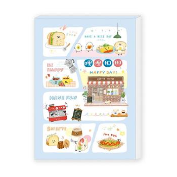 哩哩扣扣32張萬用便條信紙(藍)