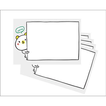 白熊10入西式信封(HELLO)