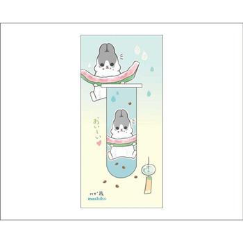 ㄇㄚ幾祭典燙金書籤(吃西瓜)