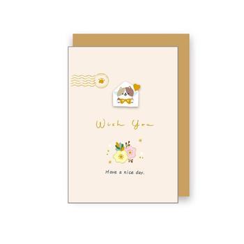 立體貼燙金卡片(信封)