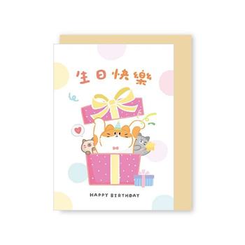 可愛俱樂部50K祝福卡Happy B-day