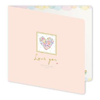 簡約祝福 簽名卡 Love you