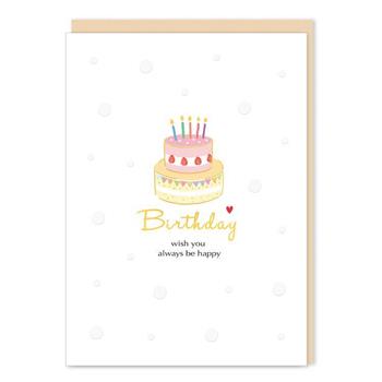 烙印燙金卡片 蛋糕