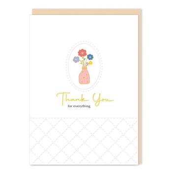 烙印燙金卡片 小花