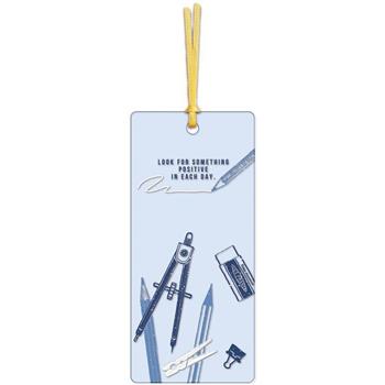 彩透書籤-文具藍