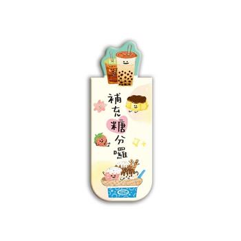 哩哩扣扣磁鐵書籤(珍奶)