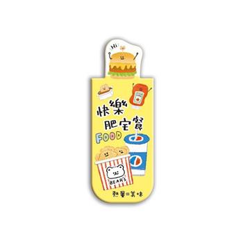 哩哩扣扣磁鐵書籤(漢堡)