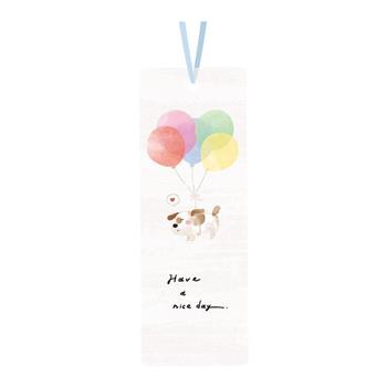 淡彩渲染 透明感書籤 Good Day