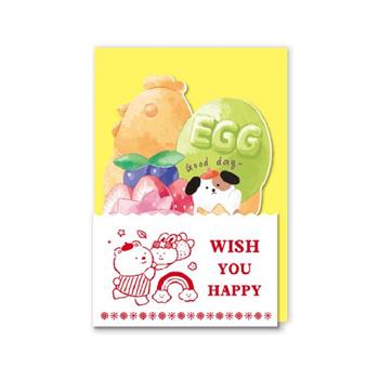 美食祝福卡 雞蛋糕