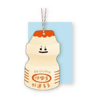 哩哩扣扣造型書籤式卡片(多多)