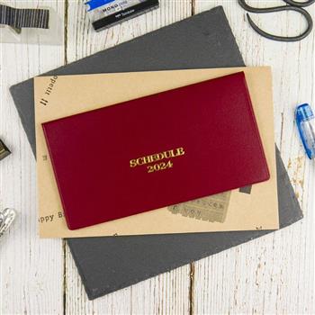 2024年48K簡便月計畫本(紅)