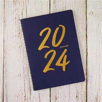 2024年25K復刻經典活頁橫式週誌(藍)