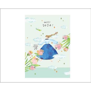 染渲2024年日誌(女孩與花束)