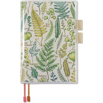 (特價)2024年B6日誌(1日1頁)英語版-蕨類