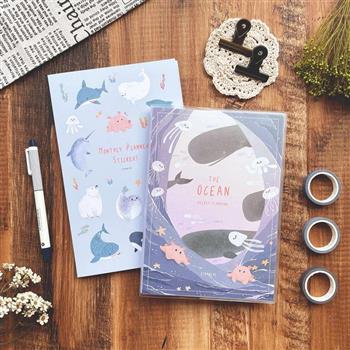 Dimanche迪夢奇 The Ocean 週計畫手帳套組 v.2 [深海紫]
