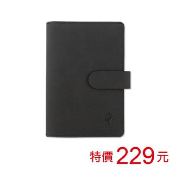 (特價)B6 6孔磁扣萬用手冊-黑