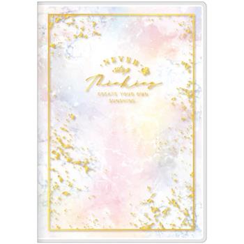 PVC燙金手記50K-粉紋