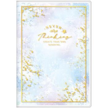 PVC燙金手記50K-藍紋