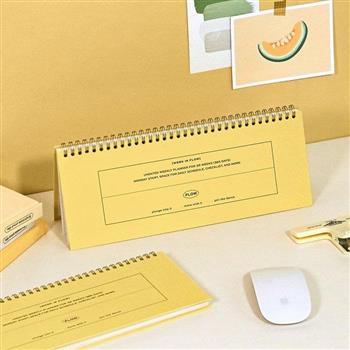 ICONIC 無時效週計畫 Flow weekly planner（undated / 12 mth）01 Butter yellow