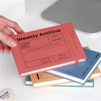 ICONIC 6個月週計畫 Weekly archive planner（6 mths）02 Sunset