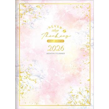 2025年25K跨年月誌-粉紋
