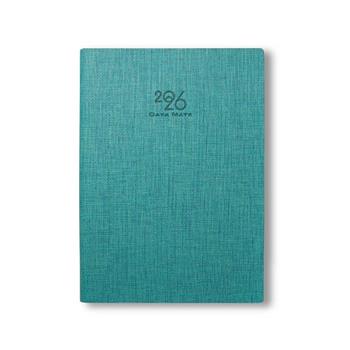 2026 DATA MATE 32k 皮製精裝本 DM-32145(湖水藍) 輕莊園
