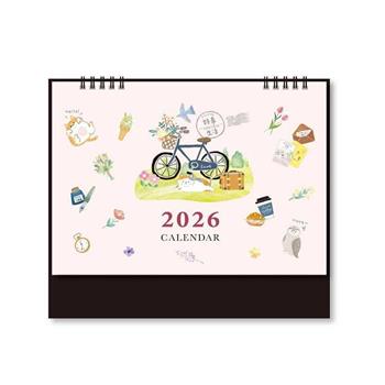 2026年度 好事生活大三角桌曆(粉)