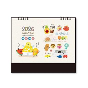 2026年度 哩扣大三角桌曆(台味生活)