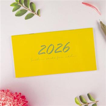 2026年48K輕巧月計畫本-暖生活