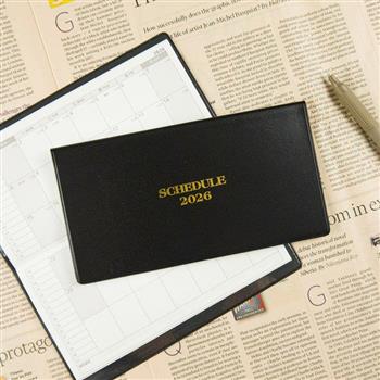 2026年48K簡便月計畫本-黑