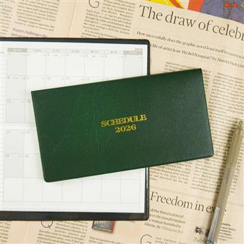 2026年48K簡便月計畫本-綠